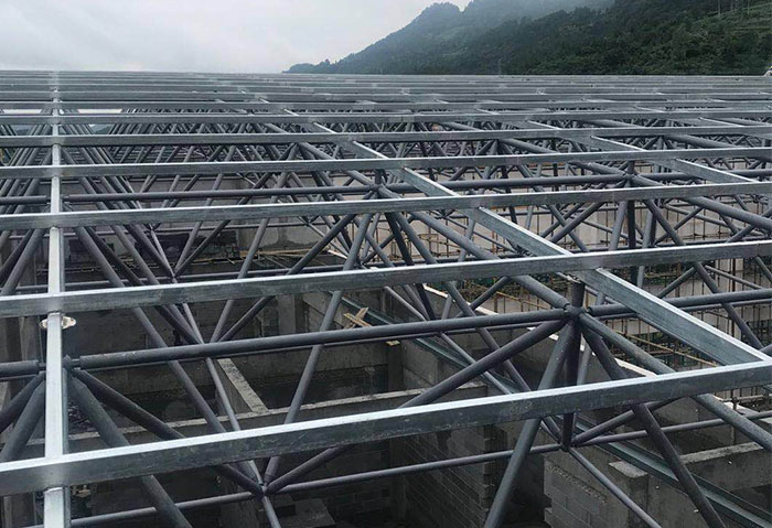 六盘水学校艺体楼网架
